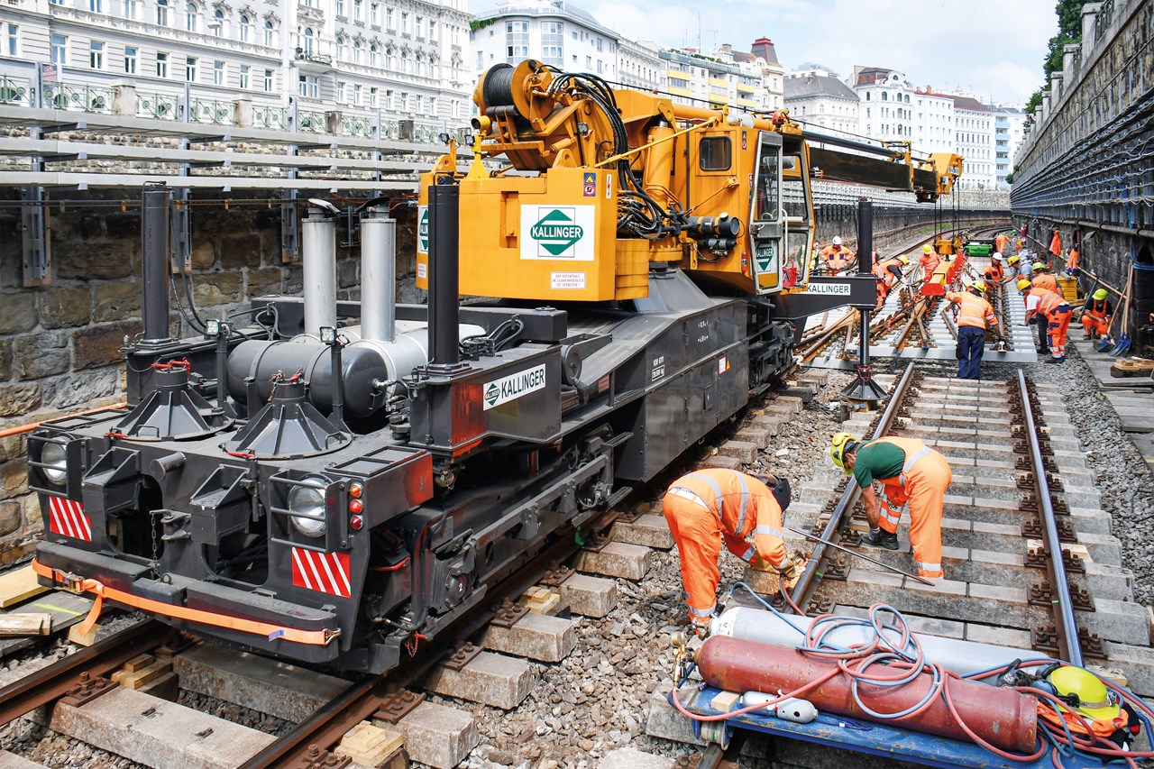 Gleisarbeiten, Wien - Železničné stavby Gleisarbeiten, Wien - Železničné stavby