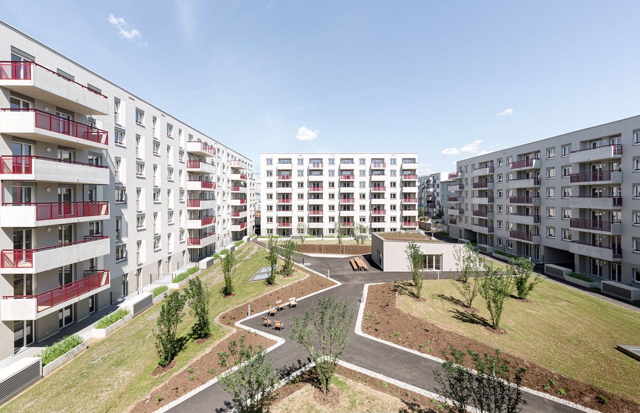 Wohnbau, Eggenberger Gürtel, Graz - Pozemné stavby Wohnbau, Eggenberger Gürtel, Graz - Pozemné stavby